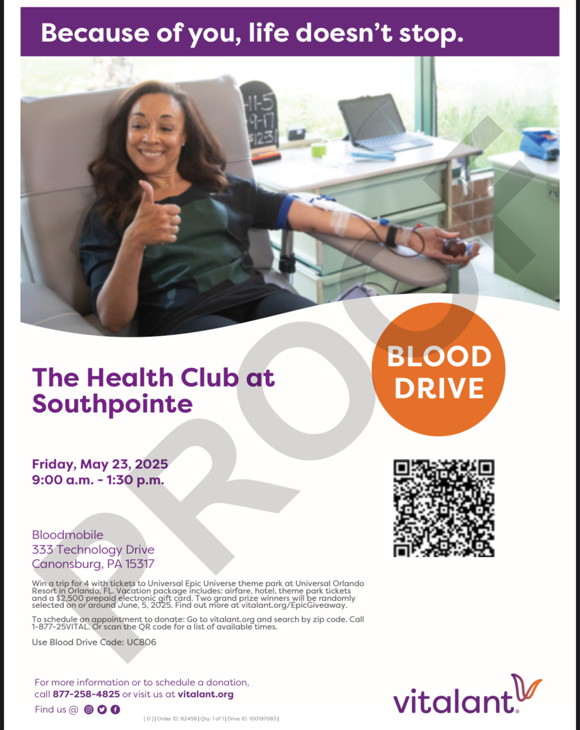 Blood drive